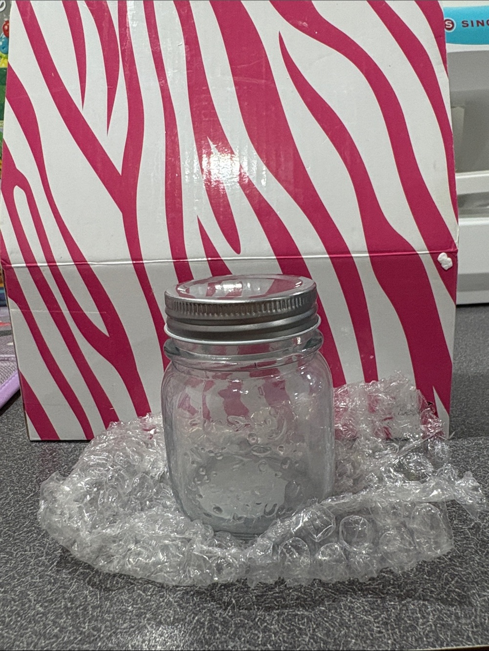 Pink Zebra Petite Mason Jar Glimmer Candles Set